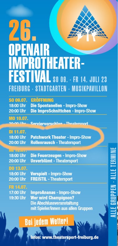 Openair Improtheater Festival Openair Improtheater Festival